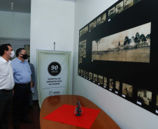 O governador Carlos Massa Ratinho Junior e o secretário de Estado da Saúde, Beto Preto, visitaram nesta quarta-feira (25) o Hospital de Dermatologia Sanitária do Paraná (HDSPR), em Piraquara. 