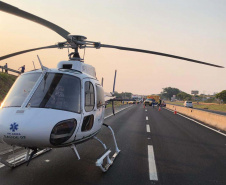 Serviço aeromédico de Maringá completa quatro anos. Foto:SESA