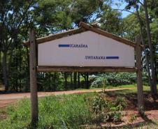 Um convênio entre Itaipu Binacional, Departamento Nacional de Infraestrutura de Transportes (DNIT) e Governo do Paraná vai garantir a execução das obras no trecho paranaense da BR-487, mais conhecida como Estrada Boiadeira. O trecho de 47 km liga os municípios Icaraíma (Porto Camargo) e Umuarama (Serra dos Dourados), no Noroeste do Paraná, e deve estar pronto até início de 2022. 19/11/2020 - Foto: Geraldo Bubniak/AEN