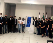 Complexo Social voltado para egressos do sistema penitenciário é inaugurado em Maringá (PR), no Noroeste do estado Foto: SESP
