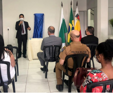 Complexo Social voltado para egressos do sistema penitenciário é inaugurado em Maringá (PR), no Noroeste do estado Foto: SESP