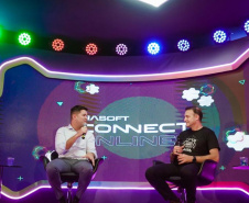 a abertura do Espaço Paraná Inovador da Viasoft Connect 2020, um dos eventos que compõem a programação da Semana da Inovação do Paraná, nesta quinta-feira (10), o chefe da Casa Civil, Guto Silva falou sobre o papel do governo nesse processo. Foto: Casa Civil