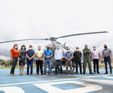 Litoral terá reforço de atendimento aeromédico. Foto:SESA
