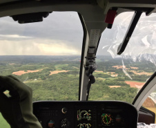 Litoral terá reforço de atendimento aeromédico. Foto:SESA