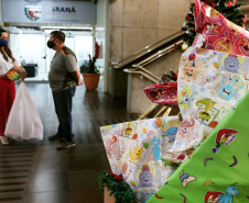 Mais de 1,5 mil brinquedos arrecadados pela Segurança Pública são entregues ao projeto Natal Voluntário. Foto:SESP