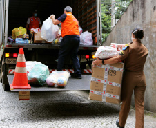 Mais de 1,5 mil brinquedos arrecadados pela Segurança Pública são entregues ao projeto Natal Voluntário. Foto:SESP