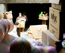 Mais de 1,5 mil brinquedos arrecadados pela Segurança Pública são entregues ao projeto Natal Voluntário. Foto:SESP