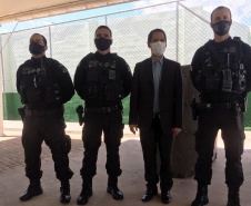 Governo do Paraná inaugura ampliação da Penitenciária de Foz do Iguaçu I, no oeste do estado. Foto:SESP