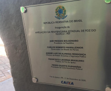 Governo do Paraná inaugura ampliação da Penitenciária de Foz do Iguaçu I, no oeste do estado. Foto:SESP