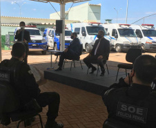 Governo do Paraná inaugura ampliação da Penitenciária de Foz do Iguaçu I, no oeste do estado. Foto:SESP