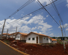 SANTA TEREZA DO OESTE - 02-12-2020 -OBRAS DE CASAS POPULARES -  Foto: Jonathan Campos/ AEN