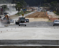 ALMIRANTE TAMANDARE  - 16-12-2020 -OBRAS DE DUPLICAÇÃO NA RODOVIA DOS MINERIOS - FOTO: JONATHAN CAMPOS/ AEN