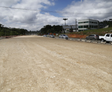 ALMIRANTE TAMANDARE  - 16-12-2020 -OBRAS DE DUPLICAÇÃO NA RODOVIA DOS MINERIOS - FOTO: JONATHAN CAMPOS/ AEN