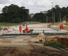 ALMIRANTE TAMANDARE  - 16-12-2020 -OBRAS DE DUPLICAÇÃO NA RODOVIA DOS MINERIOS - FOTO: JONATHAN CAMPOS/ AEN