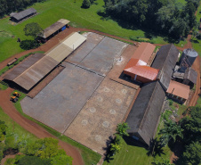 Localizada em Santa Mariana, a fazenda é gerida por Cornélia Gamerschlag e seu marido, Norbert