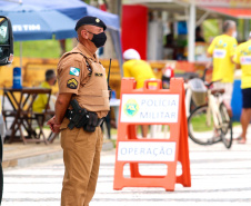 PM faz balanço das ações ostensivas no Litoral durante feriado de Natal. Foto:PMPR