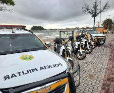 PM faz balanço das ações ostensivas no Litoral durante feriado de Natal. Foto:PMPR
