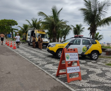 PM faz balanço das ações ostensivas no Litoral durante feriado de Natal. Foto:PMPR