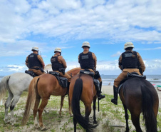 PM faz balanço das ações ostensivas no Litoral durante feriado de Natal. Foto:PMPR