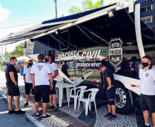 Polícia Civil instala Delegacia Móvel na Praia Central em Guaratuba
. Foto:PCPR