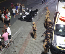 Com reforço policial e medidas sanitárias, Litoral registra menos ocorrências na passagem do ano
. Foto:SESP