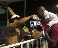 Com reforço policial e medidas sanitárias, Litoral registra menos ocorrências na passagem do ano
. Foto:SESP