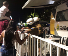 Com reforço policial e medidas sanitárias, Litoral registra menos ocorrências na passagem do ano
. Foto:SESP