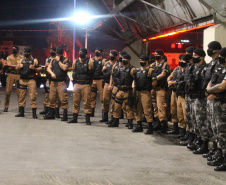 A estratégia de presença ostensiva e maciça da Polícia Militar nas ruas resultou na redução dos principais índices criminais durante os 15 primeiros dias do Verão Consciente 2020/2021 no Litoral.   -  Foto: Divulgação PMPR