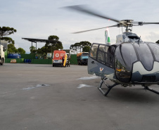 Nos primeiros 15 dias do Verão Consciente 2020/2021, o Batalhão de Polícia Militar de Operações Aéreas (BPMOA) atuou em resgates e remoções aeromédicas e prestou apoio com patrulhamento aéreo e atendimento de vítimas de afogamentos e acidentes de trânsito no Litoral.  - Curitiba, 05/01/2021 - Foto: Divulgação BPMOA/PMPR/SESP