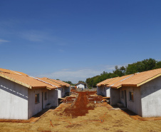 Condomínio do Idoso de Foz do Iguaçu tem 80% das obras executadas. Foto: Jonathan Campos/ AEN