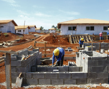 Condomínio do Idoso de Foz do Iguaçu tem 80% das obras executadas. Foto: Jonathan Campos/ AEN