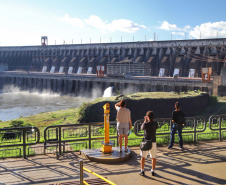 04/2019 - Foz do iguaçu - Usina Hidrelética Itaipu Binacional. Foto: José Fernando Ogura/AEN