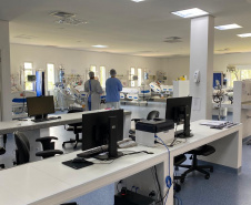 Hospitais do Paraná passam por verificação de conformidade com regras, determinações e disponibilização de leitos, principalmente com relação ao tratamento das vítimas da covid-19. As inspeções são feitas por agentes da Controladoria-Geral do Estado, que nesta sexta-feira (08) foram ao Hospital Regional de Telêmaco Borba, nos Campos Gerais, inaugurado há seis meses. -  Curitiba, 08/01/2021  -  Foto: Divulgação CGE