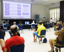 Vice-governador Darci Piana,  participa de reunião de balanço do Verão Consciente no Litoral. Foto:SESP