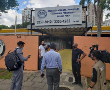 A prova objetiva do PSS (Processo Seletivo Simplificado) transcorreu com tranquilidade neste domingo (10) nos 198 locais de prova, em 30 cidades do Paraná.  -  Curitiba, 10/01/2021  -  Foto: BRUNNO MARCEL BRUGNOLO/ SEED