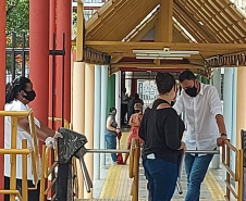 A prova objetiva do PSS (Processo Seletivo Simplificado) transcorreu com tranquilidade neste domingo (10) nos 198 locais de prova, em 30 cidades do Paraná.  -  Curitiba, 10/01/2021  -  Foto: BRUNNO MARCEL BRUGNOLO/ SEED