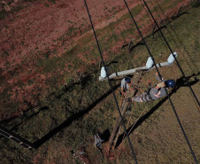 PR Trifásico concluiu 2,8 mil quilômetros de novas redes . Foto: Copel