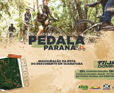 Programa Pedala Paraná tem início com inauguração de rotas no Litoral