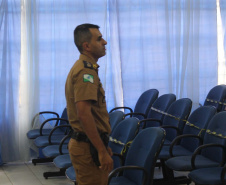 Policiais militares passam por capacitação de ciclopatrulhamento no Litoral
. Foto:PMPR