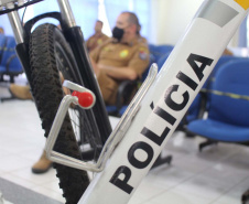 Policiais militares passam por capacitação de ciclopatrulhamento no Litoral
. Foto:PMPR