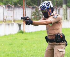 Policiais militares passam por capacitação de ciclopatrulhamento no Litoral
. Foto:PMPR