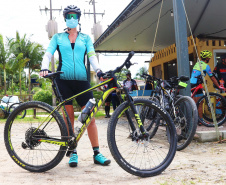 Pedala Paraná é lançado em Guaratuba com a participação de 130 ciclistas. Foto: Verão Consciente