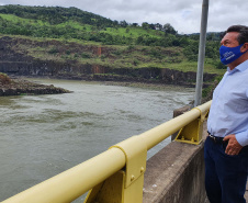 Prefeitos e representantes municipais das cidades que rodeiam as seis usinas hidrelétricas do Rio Iguaçu conheceram a Resolução Conjunta Sedest/IAT n°023/2019 e a estrutura da Secretaria do Desenvolvimento Sustentável e do Turismo