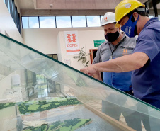 Prefeitos e representantes municipais das cidades que rodeiam as seis usinas hidrelétricas do Rio Iguaçu conheceram a Resolução Conjunta Sedest/IAT n°023/2019 e a estrutura da Secretaria do Desenvolvimento Sustentável e do Turismo
