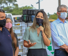 Permissionários atacadistas da Ceasa Curitiba fazem doação 25 toneladas de alimentos para entidades beneficentes de Curitiba e Região Metropolitana, além de famílias atingidas pelas chuvas em Irati, na região Centro-Sul do Estado. - Curitiba, 29/01/2021  -  Foto: Veldelino Pontes