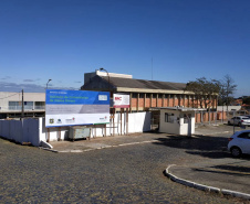 Os trabalhos da Polícia Científica em Ponta Grossa voltaram a funcionar no prédio da instituição na cidade, nesta segunda-feira (01). O local estava interditado desde setembro de 2018, devido ao comprometimento na estrutura do muro da unidade.   -  Foto: Divulgação Polícia Cientítica