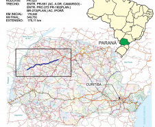 DER publica classificação da licitação das terceiras faixas na PR-323, no Noroeste