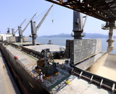 Comércio pelos portos do Paraná tem saldo positivo de US$ 6,52 bilhões. -  Foto: Claudio Neves/Portos do Paraná 