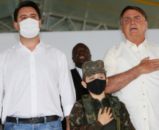 Uma área de maide de 86 mil metros quadrados será referência na formação e no treinamento de atletas no Paraná, desde a base até os de alto rendimento. O presidente Jair Bolsonaro e o governador Carlos Massa Ratinho Junior inauguraram nesta quinta-feira (4) o Centro Nacional de Treinamento de Atletismo (CNTA), um dos mais completos centros de excelência do País em iniciação esportiva, localizado em Cascavel, no Oeste do Estado.Foto Gilson Abreu/AEN