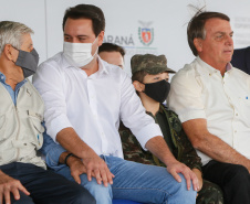 Uma área de maide de 86 mil metros quadrados será referência na formação e no treinamento de atletas no Paraná, desde a base até os de alto rendimento. O presidente Jair Bolsonaro e o governador Carlos Massa Ratinho Junior inauguraram nesta quinta-feira (4) o Centro Nacional de Treinamento de Atletismo (CNTA), um dos mais completos centros de excelência do País em iniciação esportiva, localizado em Cascavel, no Oeste do Estado.Foto Gilson Abreu/AEN